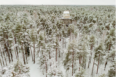Old observatory tower in the Glen
