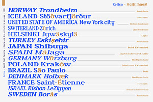 Relica - Serif Font Family