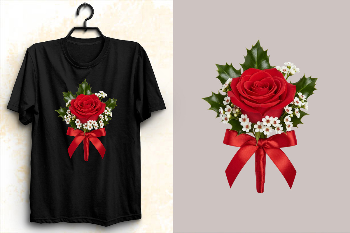 Christmas Boutonnieres Clip Art Bund, an Illustration by SVGArt (Photo 6 of 8)
