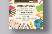 Back To School Poster Flyer Template, a Flyer Template by MightyDesign (Thumbnail 5 of 7)