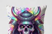 Rainbow Samurai Skull Armor, a Shirt Mockup by Vector Stall (Thumbnail 15 of 15)
