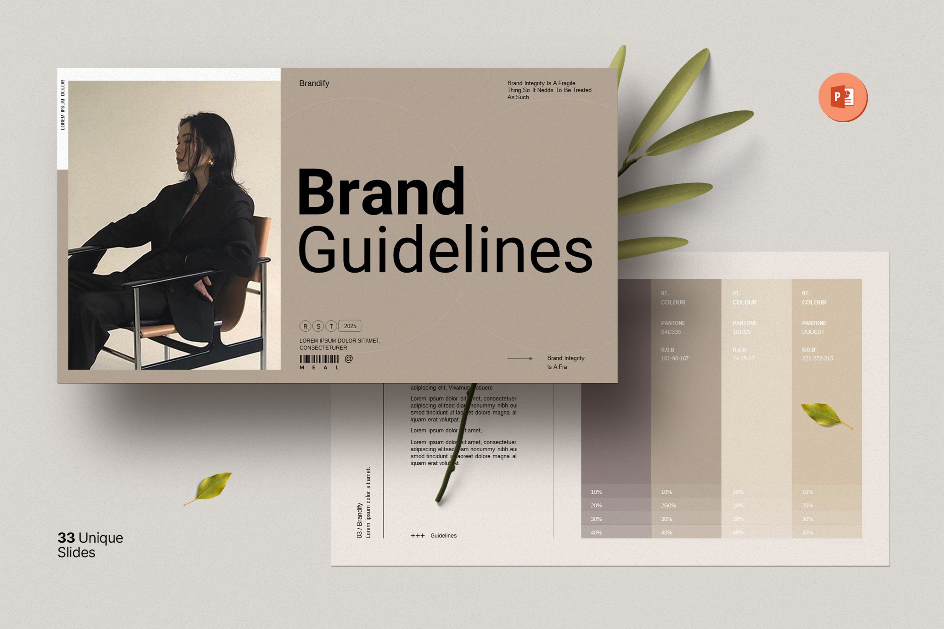 Brand Guidelines Presentation by DreamLab  Creative Market