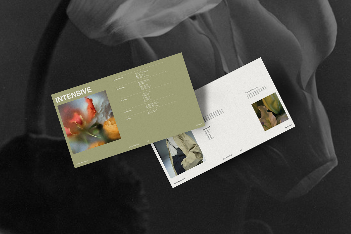 BLEU | Brand Proposal, a Magazine Template by Studio Brand (Photo 4 of 13)