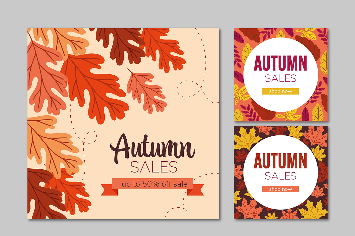 Social Media Background Autumn Sale, a Templates & Theme by studiogstock (Photo 3 of 3)