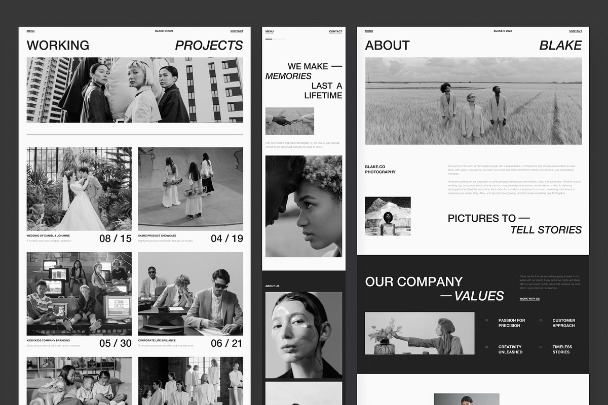 Blake - Photography Website Framer, a Websites & App Template by peterdraw (Photo 5 of 5)