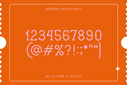 MODERN CIRCUS - vintage display font, a Serif Font by LETTER V studio (Thumbnail 4 of 7)
