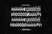 Nightmaw | Black Metal Font, a Blackletter Font by Denustudios (Thumbnail 11 of 11)