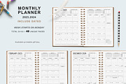 Ultimate Planner Bundle 2023-2024, a Stationery Template by ROJI CREATOR (Thumbnail 4 of 9)