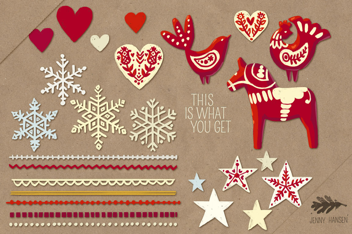 GraphicsBundle: ScandinavianHolidays, a Templates & Theme by Jenny Hansen Suites (Photo 2 of 6)