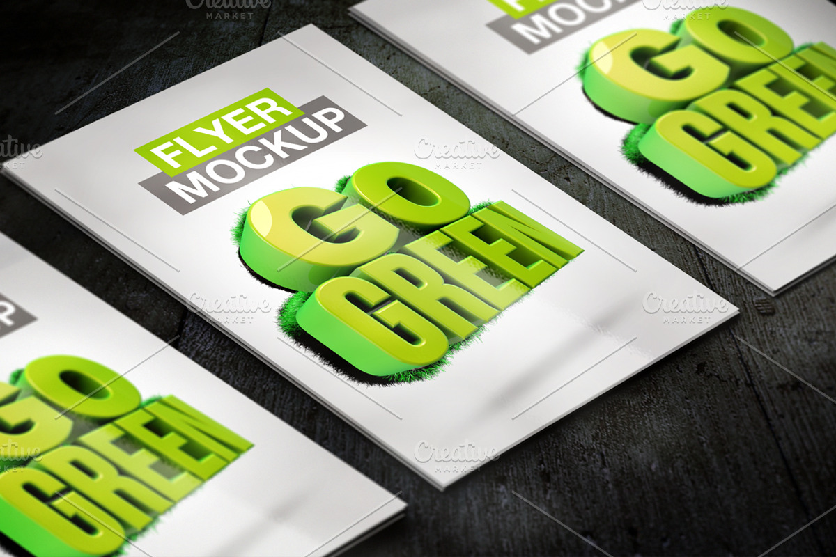 Flyer Mockup, a Print Template by mixmedia87 (Photo 2 of 4)