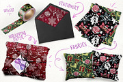 Spooky Christmas seamless Patterns, a Pattern Graphic by Sonch' s Curiosities (Thumbnail 2 of 3)