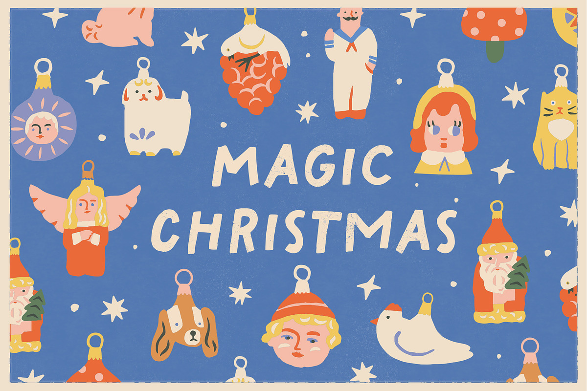 Magic Christmas, a Seasonal Illustration by Nicetoseeya (Photo 1 of 8)
