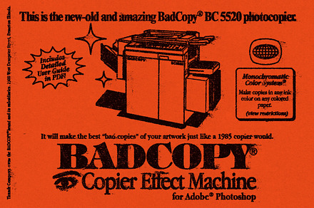 BADCOPY | Ink Bleed & Copier Effects