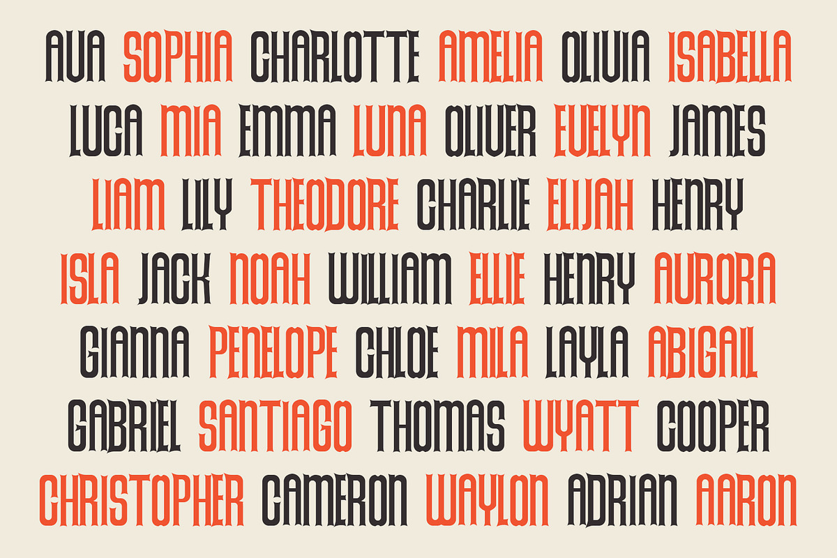 Hasclaw Harloth Highstem Font, a Sans Serif Font by Maulana Creative (Photo 6 of 8)