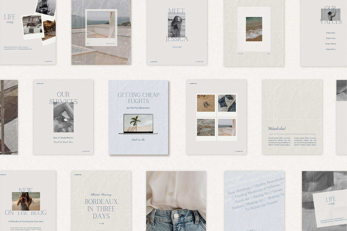 100+ Refined Instagram Templates, a Social Media Template by Willow & White Studio (Photo 10 of 11)