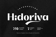 Hidoriya, a Sans Serif Font by Ardyanatypes (Thumbnail 1 of 12)