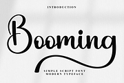 Booming, a Handwritten Font by FreshTypeINK (Thumbnail 1 of 7)