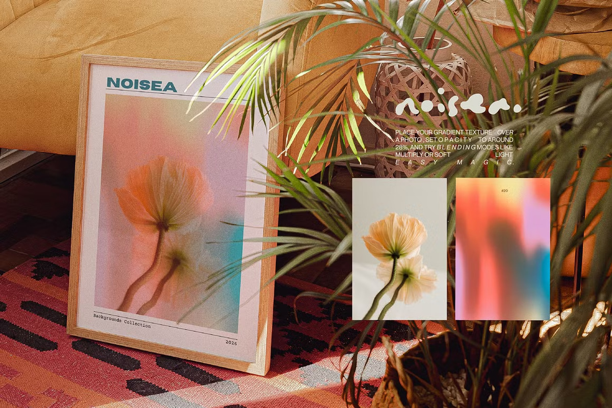 NOISEA: 100 Gradient Backgrounds, a Background Graphic by Veyla (Photo 19 of 21)