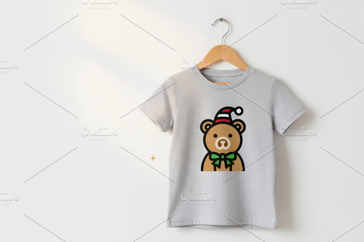Christmas Teddy Bear Icon, a Branding & Logo Template by Vectorium Studio (Photo 2 of 2)
