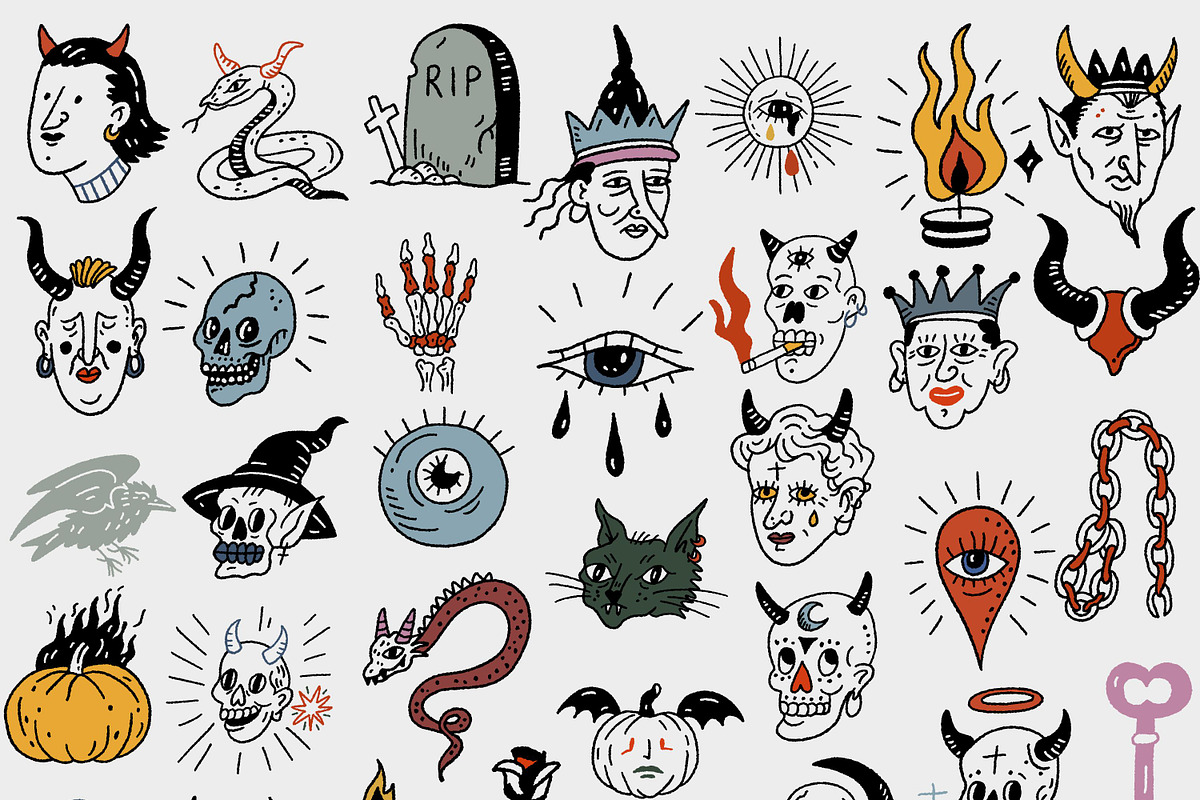 Spooky Magic: 134 Halloween Art, an Object Illustration by Veyla (Photo 8 of 17)