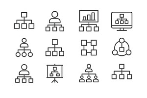Various organizational structure, a Finance Illustration by ZinetroN