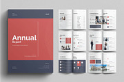 Annual Report Template – 20 Pages, a Brochure Template by E-Type (Thumbnail 1 of 8)