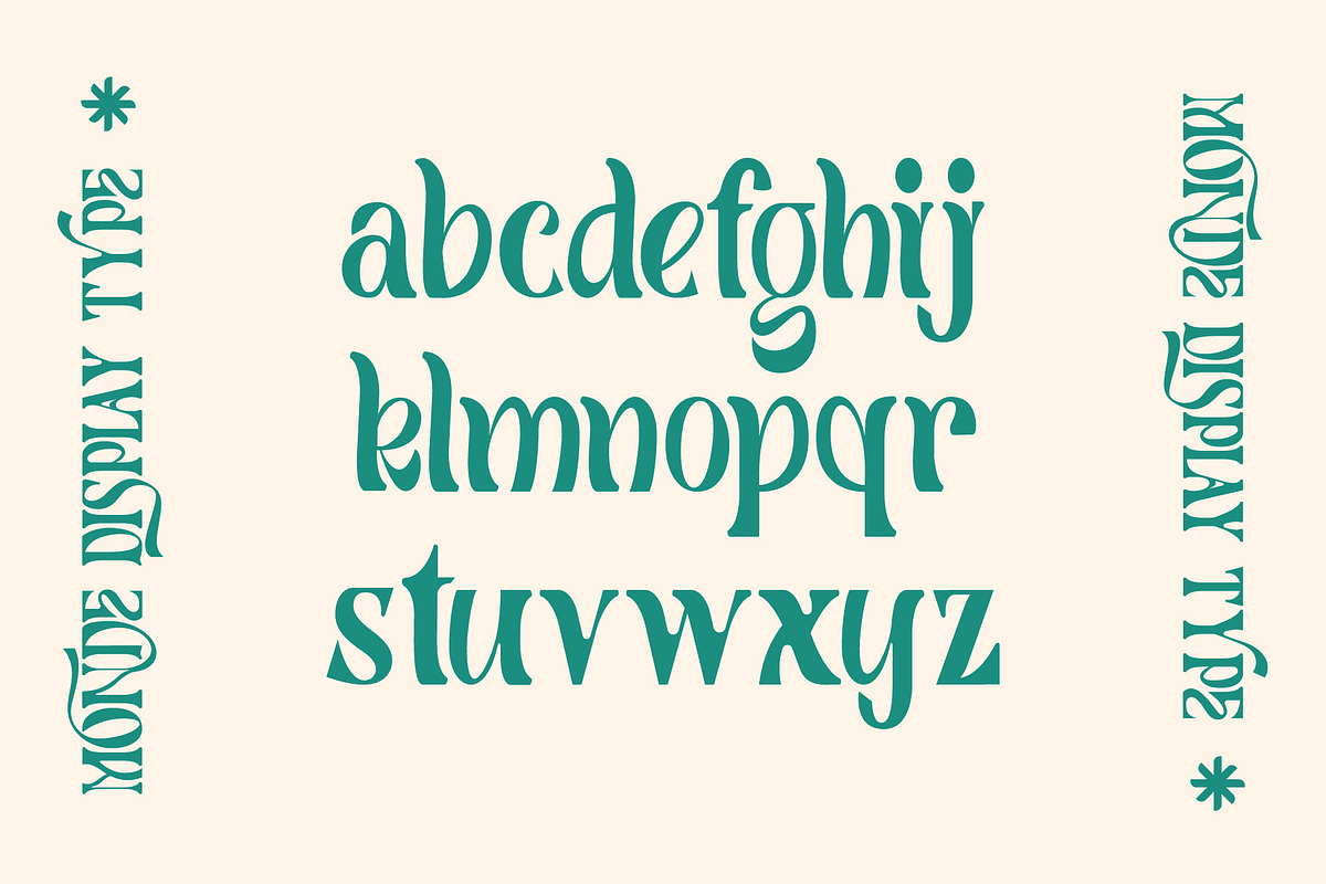 Monde - 100 Ligatures, a Serif Font by Burntilldead (Photo 11 of 16)