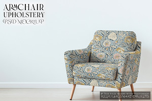 Armchair Upholstery Mockup, a Product Mockup by mock-ups