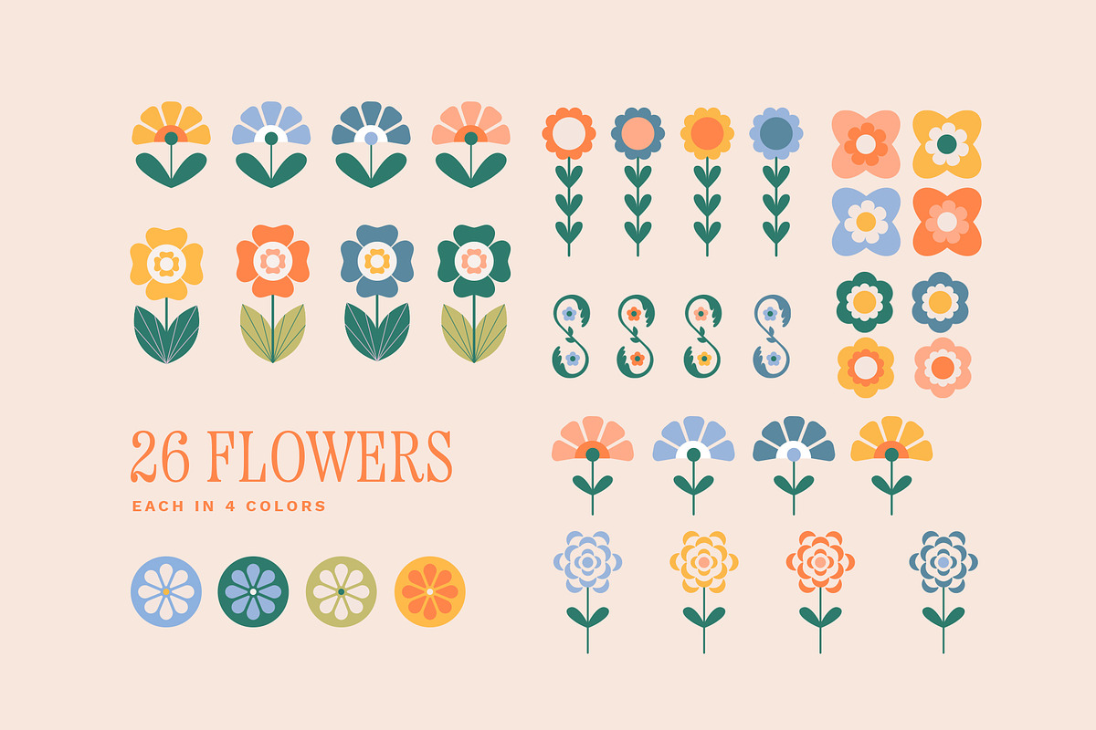 Blossom - Patterns, Shapes & Frames, a Pattern Graphic by Basia Stryjecka (Photo 30 of 35)