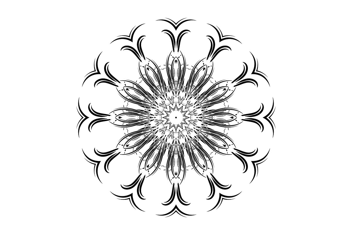 High Quality Mandala Clipart Bundle, a Decorative Illustration by NJ Himel (Photo 52 of 103)