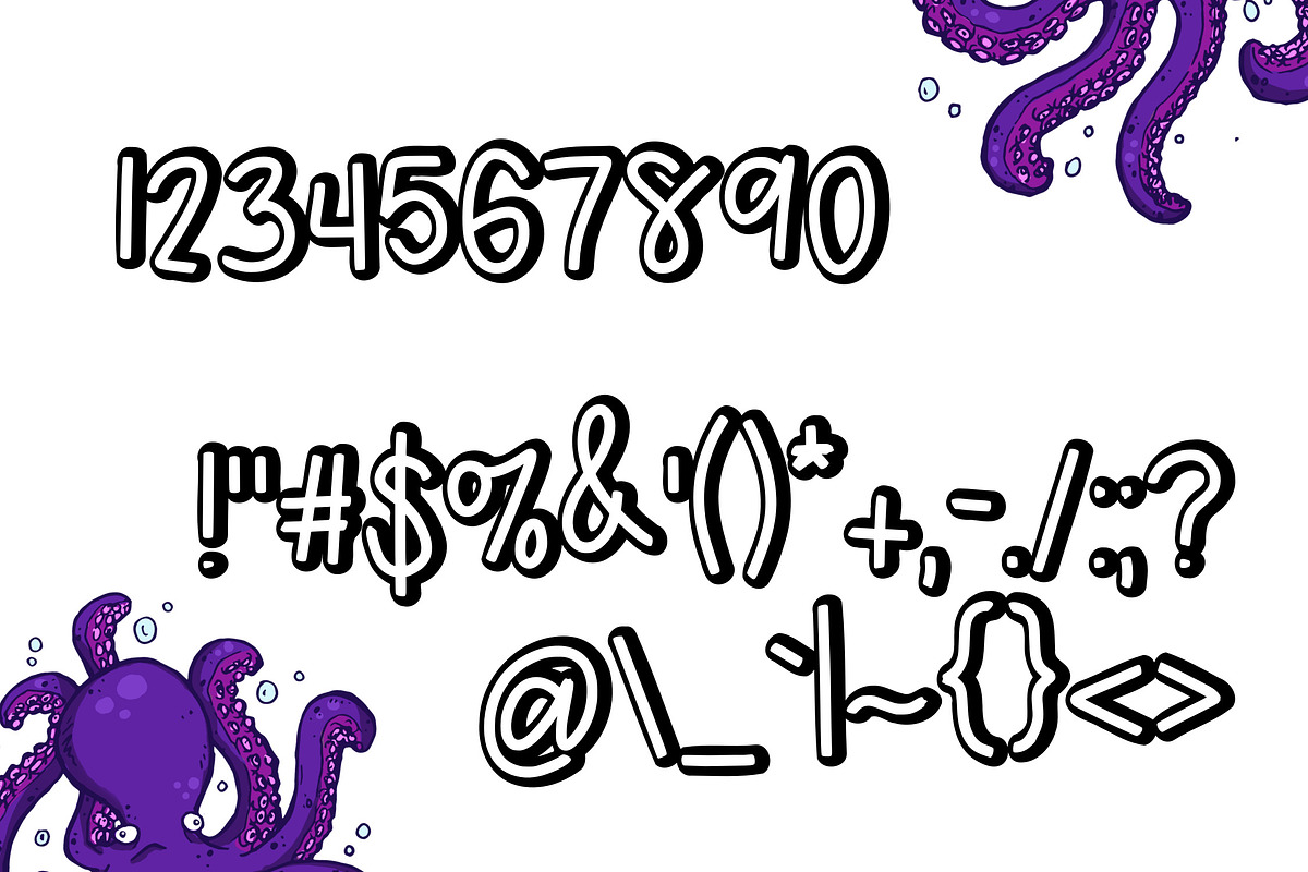 Awkward Octo Font Duo preview 4