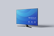 Smart TV Screen Mockup Set, a Wearable Device Mockup by Gatamotion (Thumbnail 3 of 5)