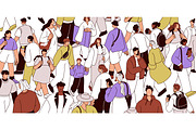 People crowd walking on city street, a Person Illustration by Good Studio (Thumbnail 2 of 3)