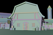 Stylized 3D Medieval Tavern, a Scene 3D Model by Dudukbersama (Thumbnail 2 of 3)