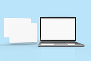 Workspace with Laptop in Office, a Technology Illustration by Akrinity Digital (Thumbnail 2 of 3)