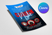 Divine Sunday Service Church Flyer, a Flyer Template by Psd Templates (Thumbnail 3 of 3)