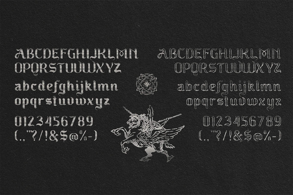 BRANTANS TYPEFACE, a Blackletter Font by Naturaworks Creative (Photo 4 of 4)
