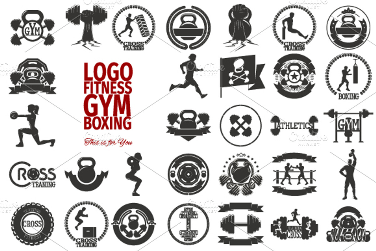 31 LOGO FITNESS / GYM / RUNNING
