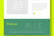 Wireframe Landing Page Layout, an UI Kit Template by CreativeShaper (Thumbnail 5 of 5)