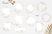 Watercolor flowers Orchids clipart, an Illustration by Yuliya Art (Thumbnail 11 of 18)