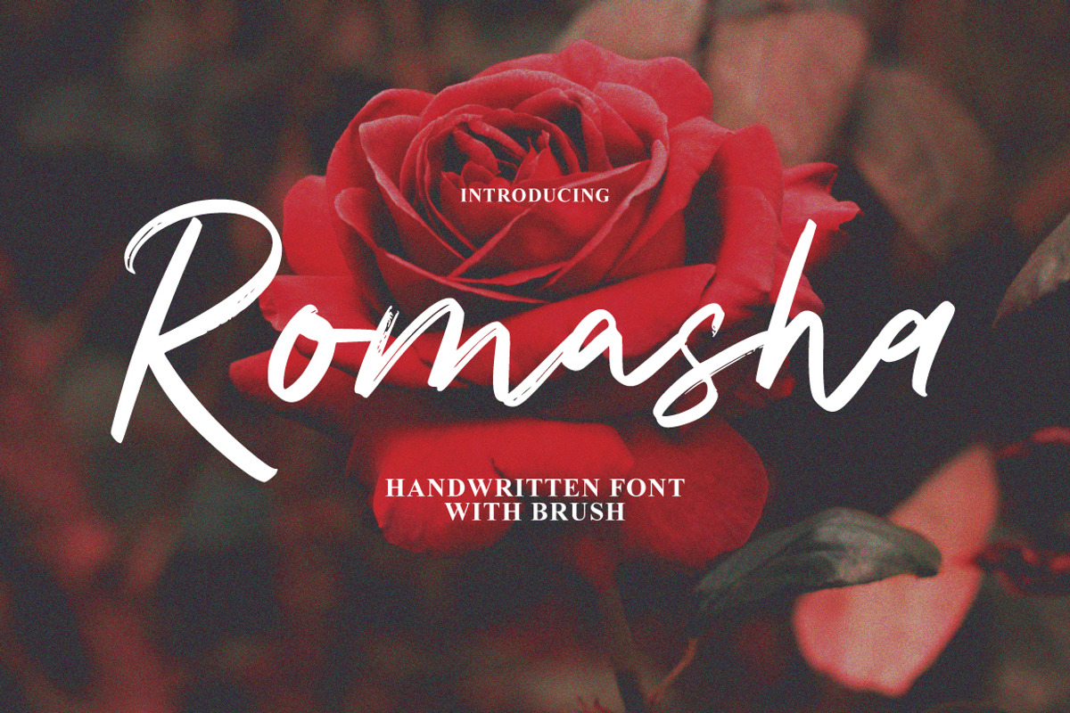 Romasha - Casual Signature Brush, a Handwritten Font by tebaltipislab (Photo 1 of 10)