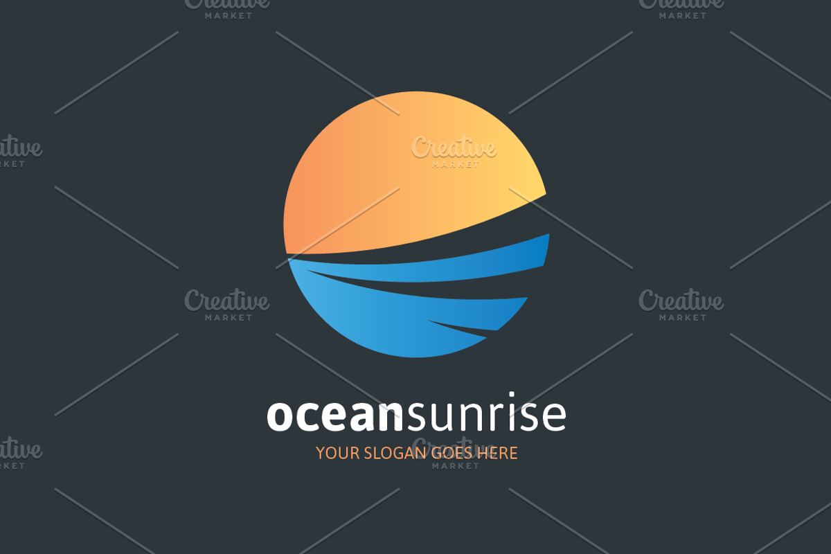 Ocean Sunrise Logo, a Branding & Logo Template by MLJ studios (Photo 2 of 3)