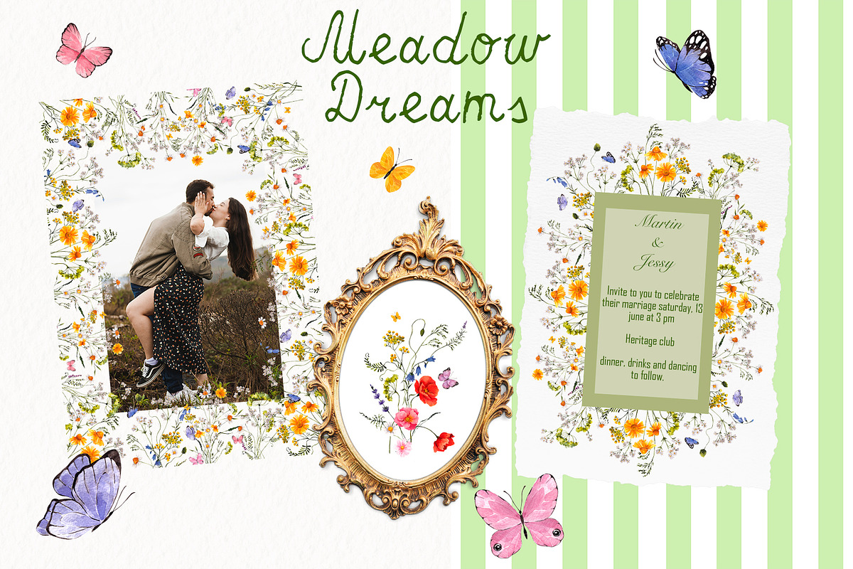 Meadow Dreams. Watercolor art, an Object Graphic by ma_i_vi (Photo 7 of 9)