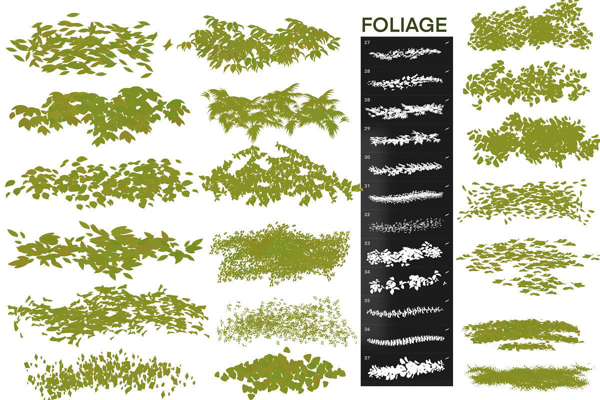 Landscape brushes, foliage grass, a Brushes & More by Elenbushe (Photo 2 of 8)