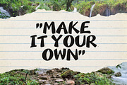 Braden | A Bold Decorative Font, a Sans Serif Font by Everyday Perfection (Thumbnail 4 of 5)