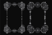 12 Premium Steampunk Poster Borders, a Background Graphic by the-sastra (Thumbnail 6 of 7)