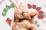 Toadler - Cute Cartoon Font, a Sans Serif Font by Modestype Studio (Thumbnail 7 of 11)