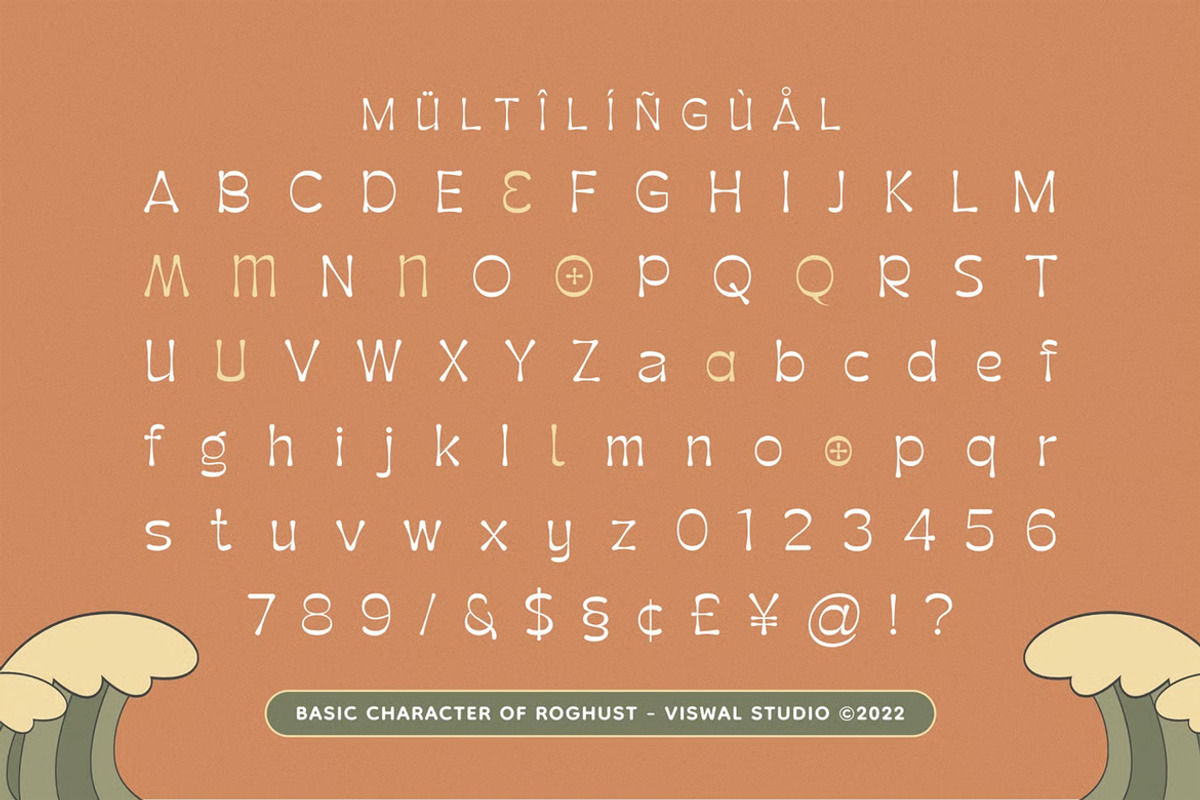 Roghust - Retro Font, a Handwritten Font by Viswal Studio (Photo 5 of 5)