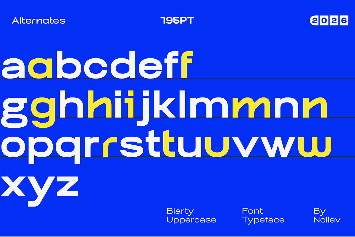 Biarty — Modern Neo-Grotesk Sans, a Sans Serif Font by Nollev (Photo 10 of 13)
