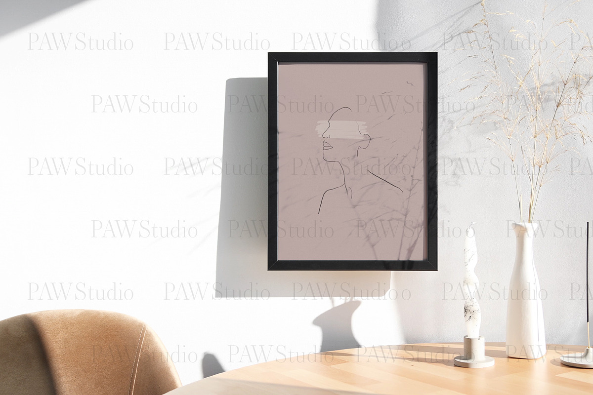 Video Photo Frame Mockup 3x4 MP4, an Advertising Mockup by PawMockups (Photo 3 of 7)